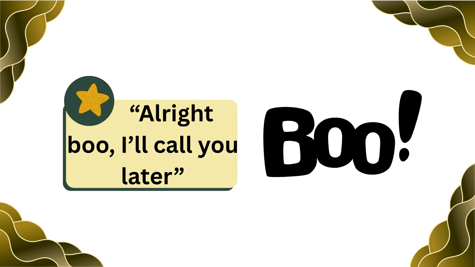 boo meaning in texting
