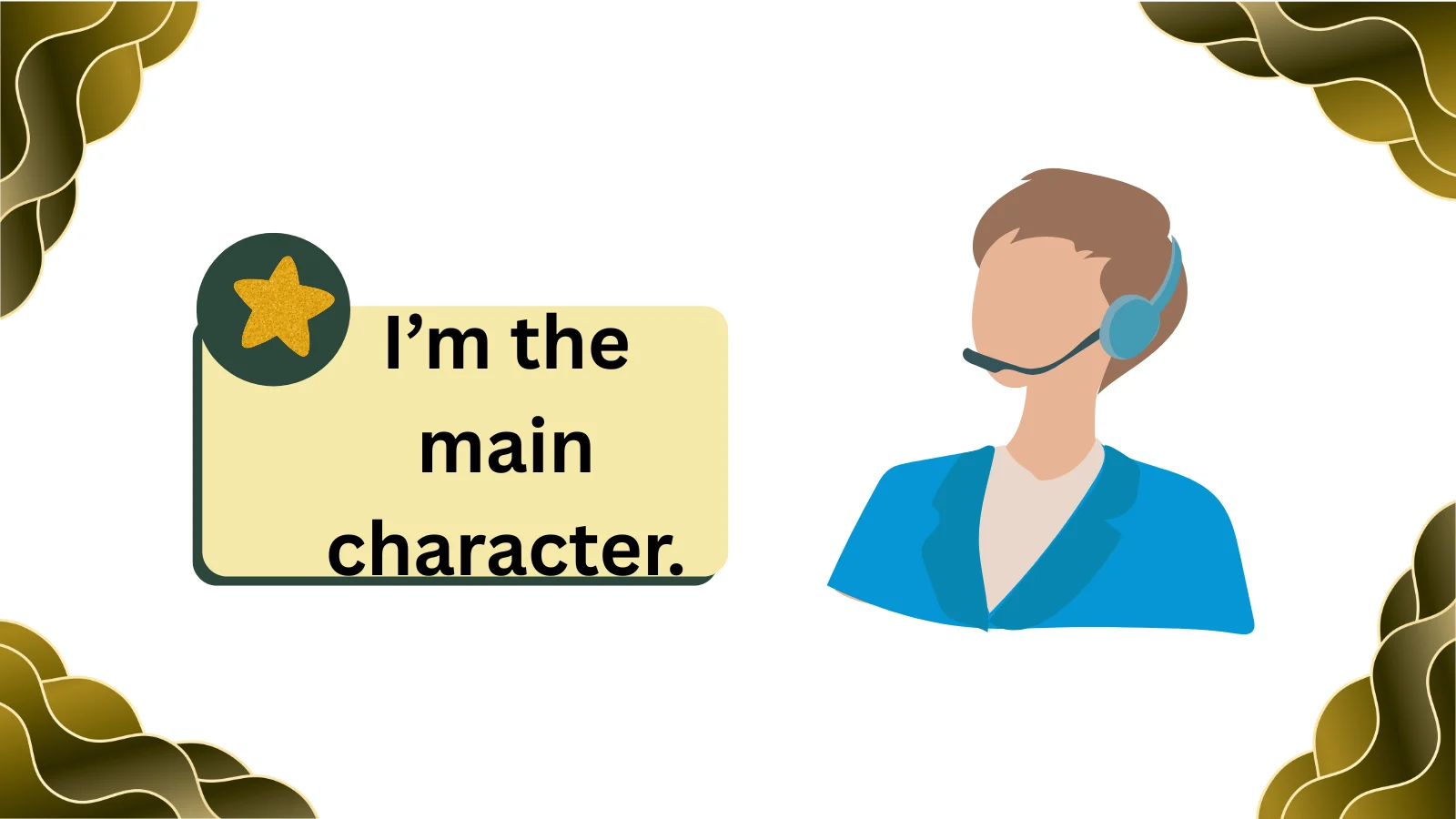 main character meaning in chat