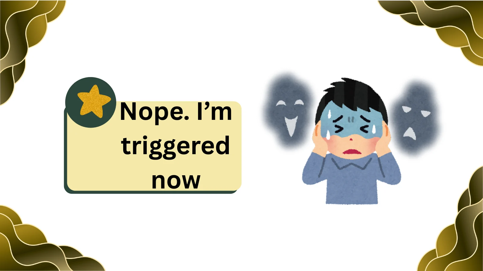 triggered meaning in chat