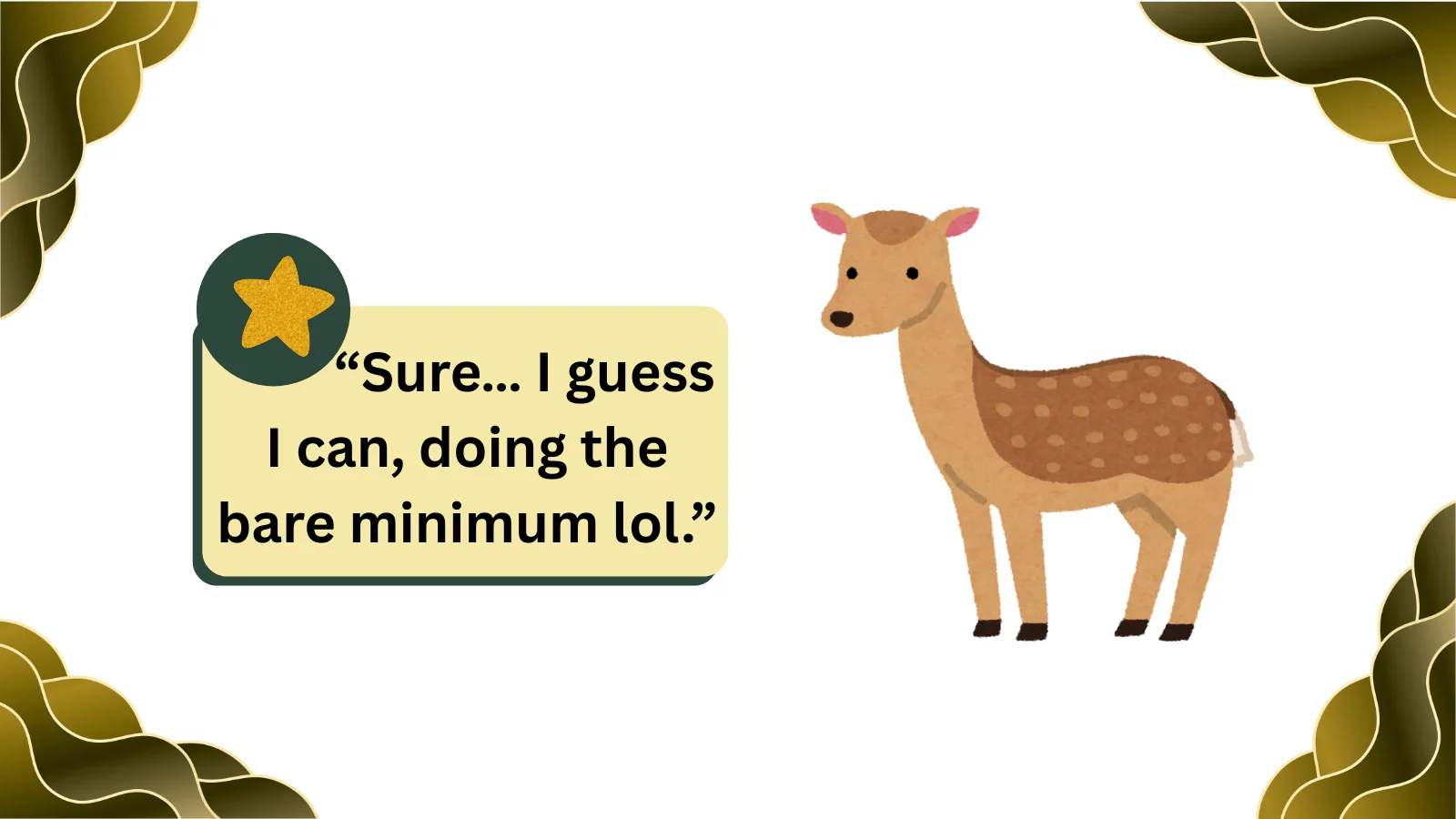 What Does Bare Minimum Mean in Chat for Everyone Texting