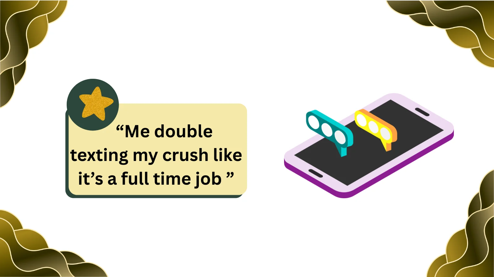 what does double text mean