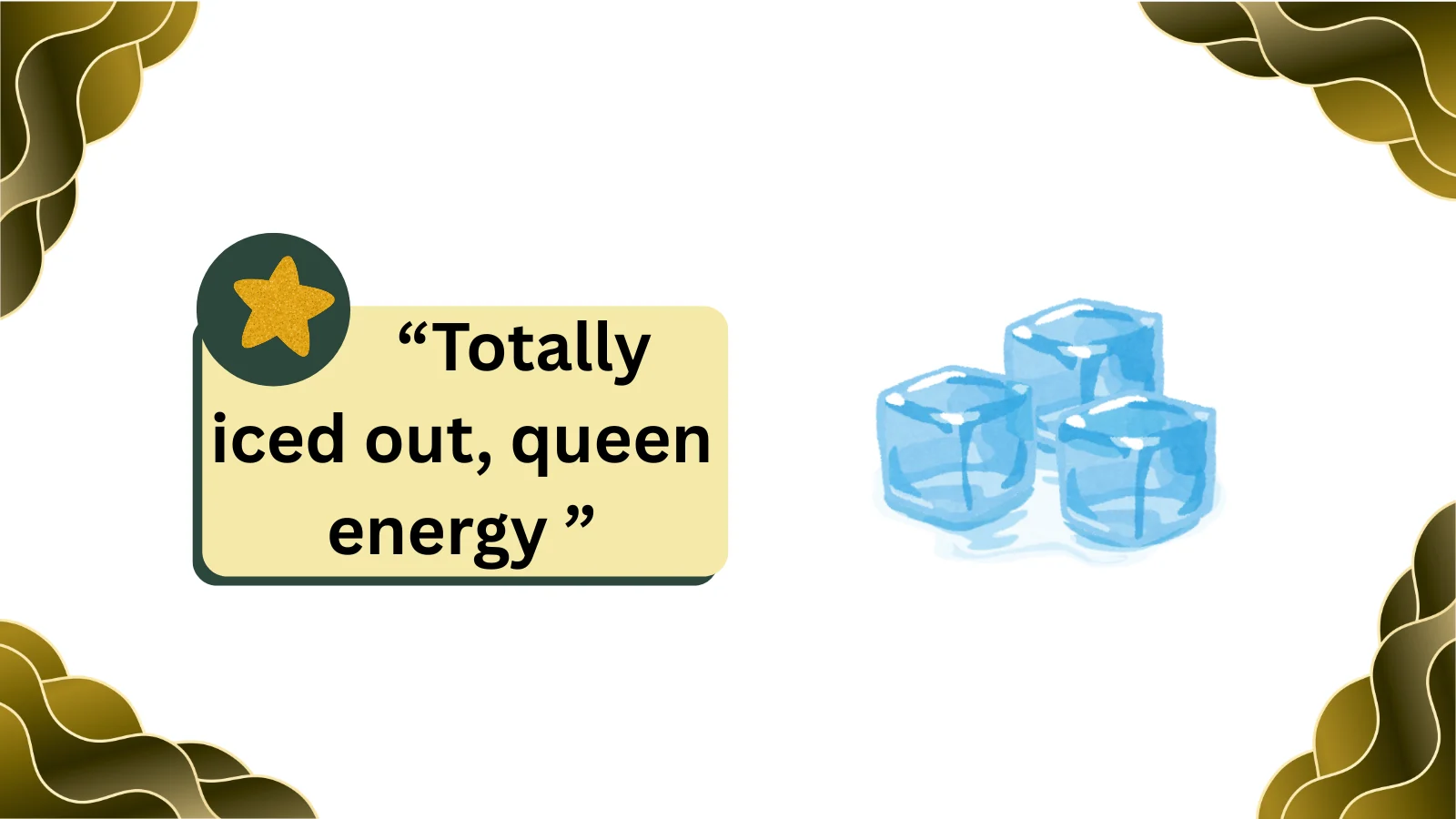 what does iced out mean in slang