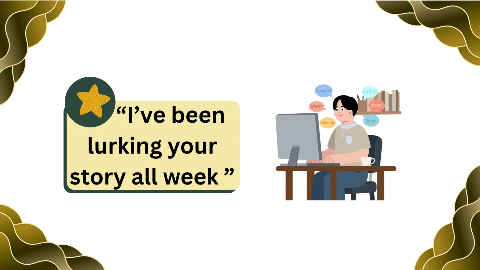 what does lurking mean in chat