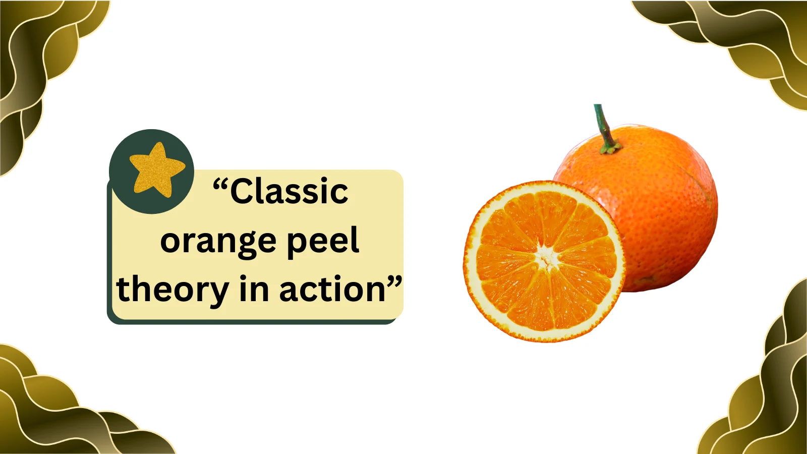 what does orange peel theory mean