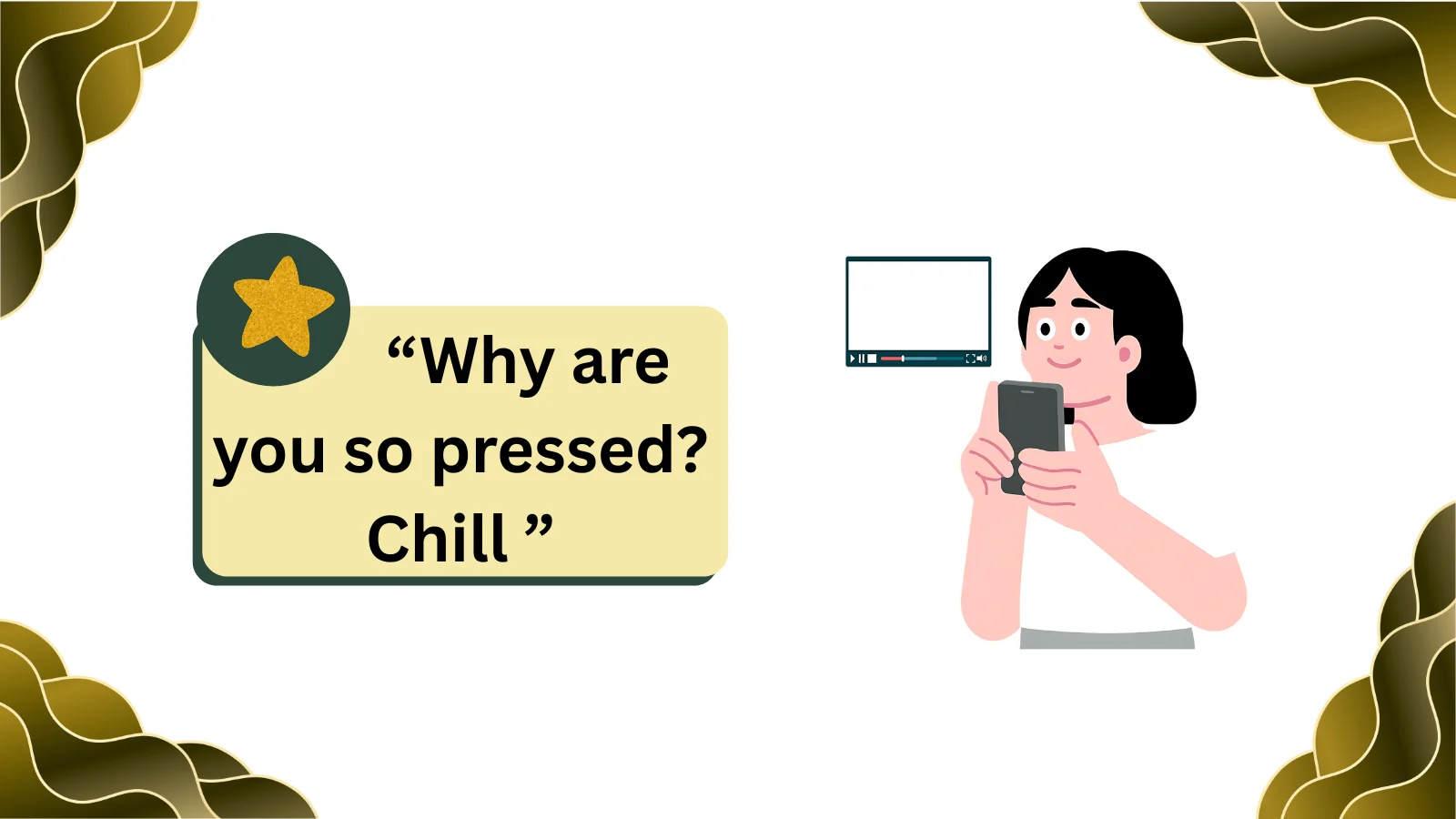 what does pressed mean in text