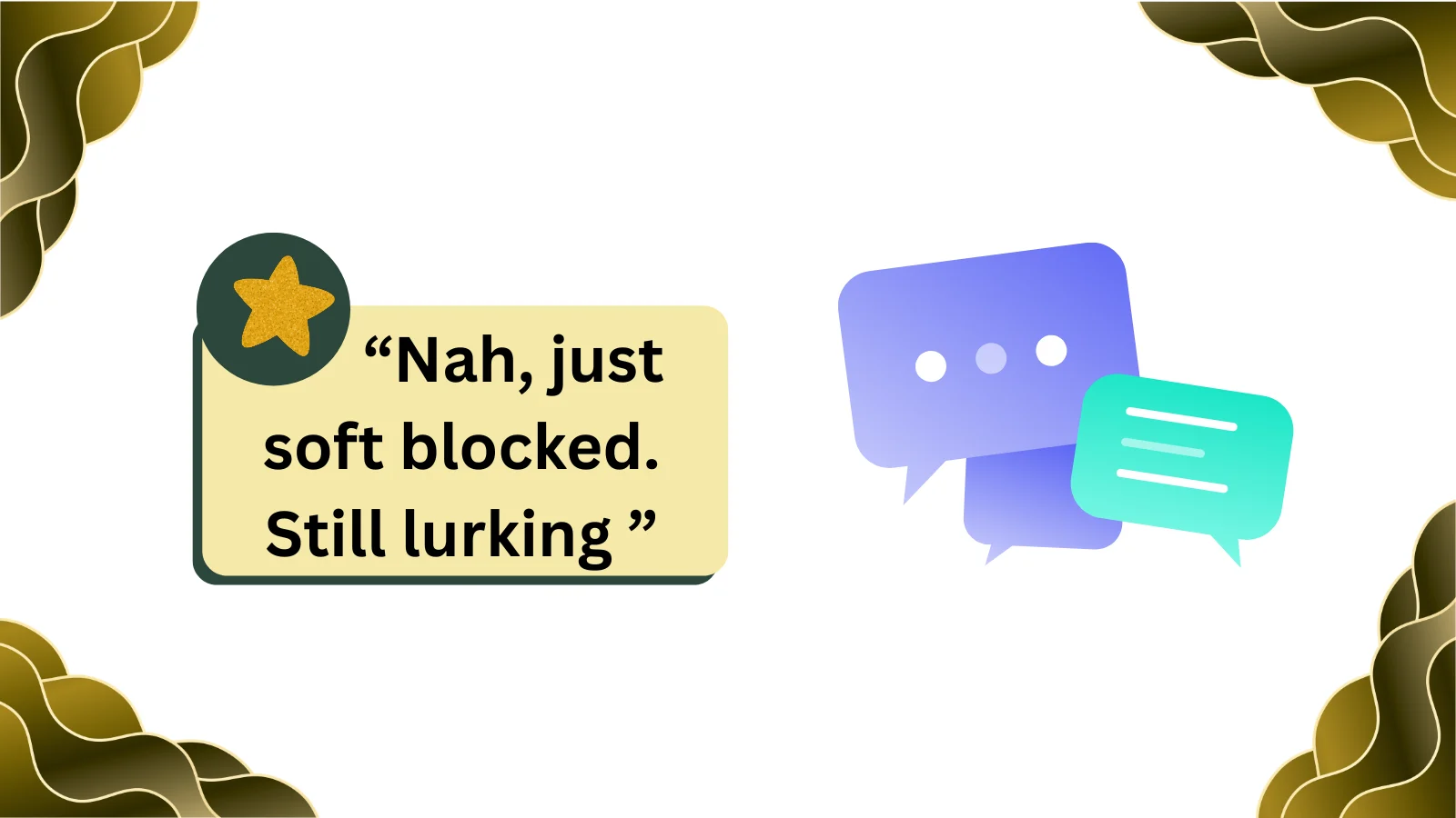 what does soft block mean in chat