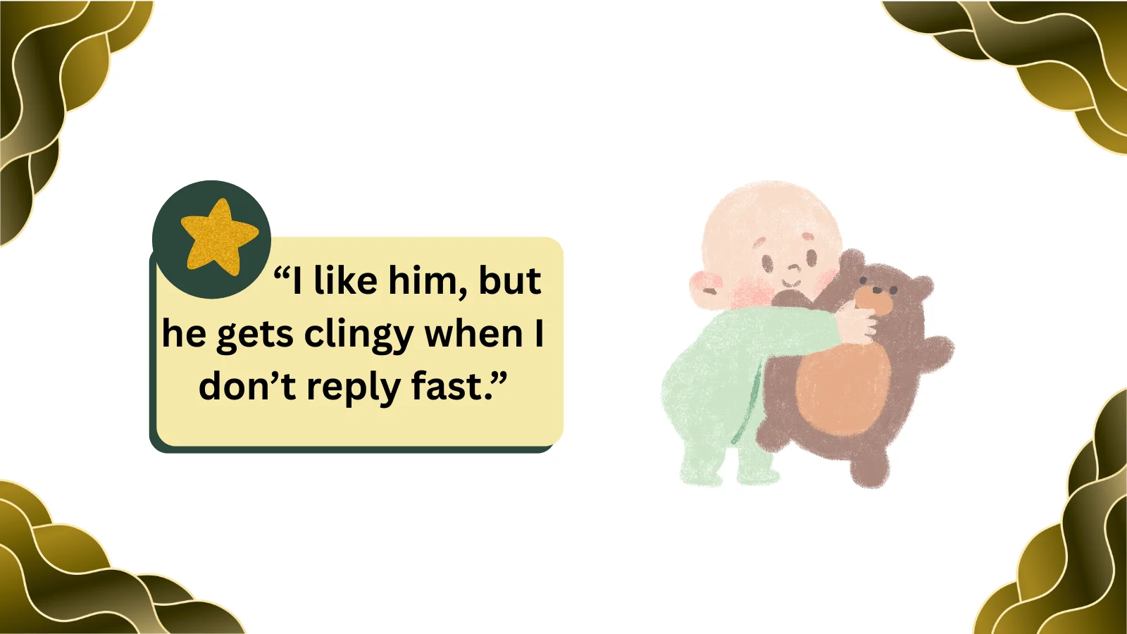 what does clingy mean in chat