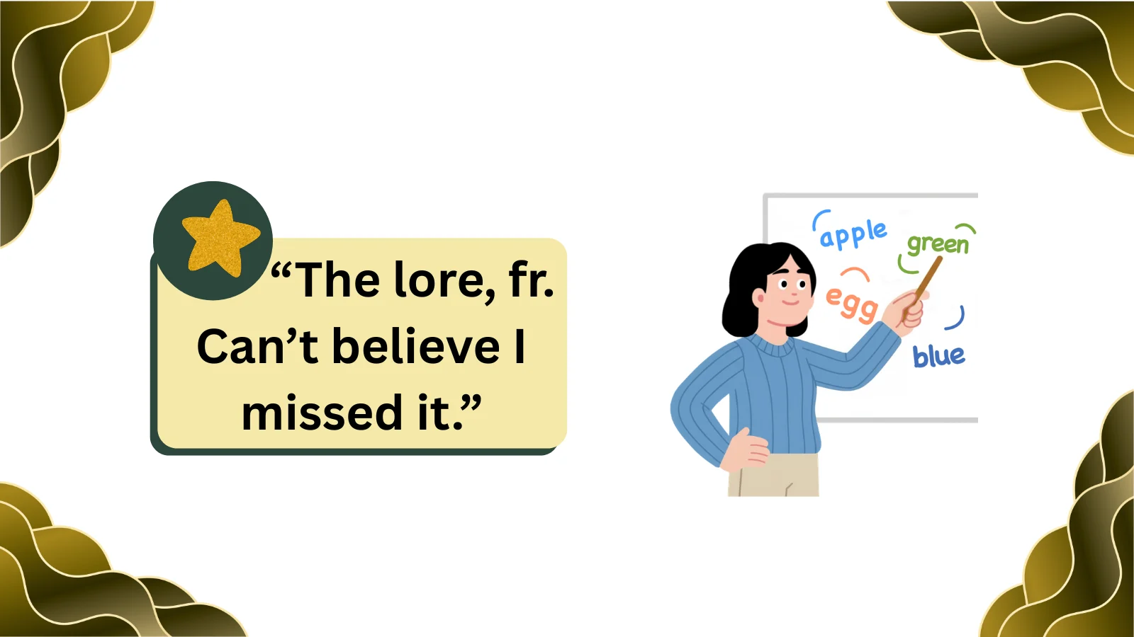 what does lore mean in slang