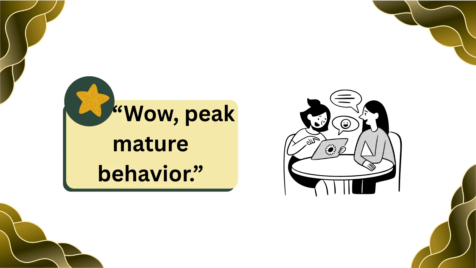 what does mature mean in chat