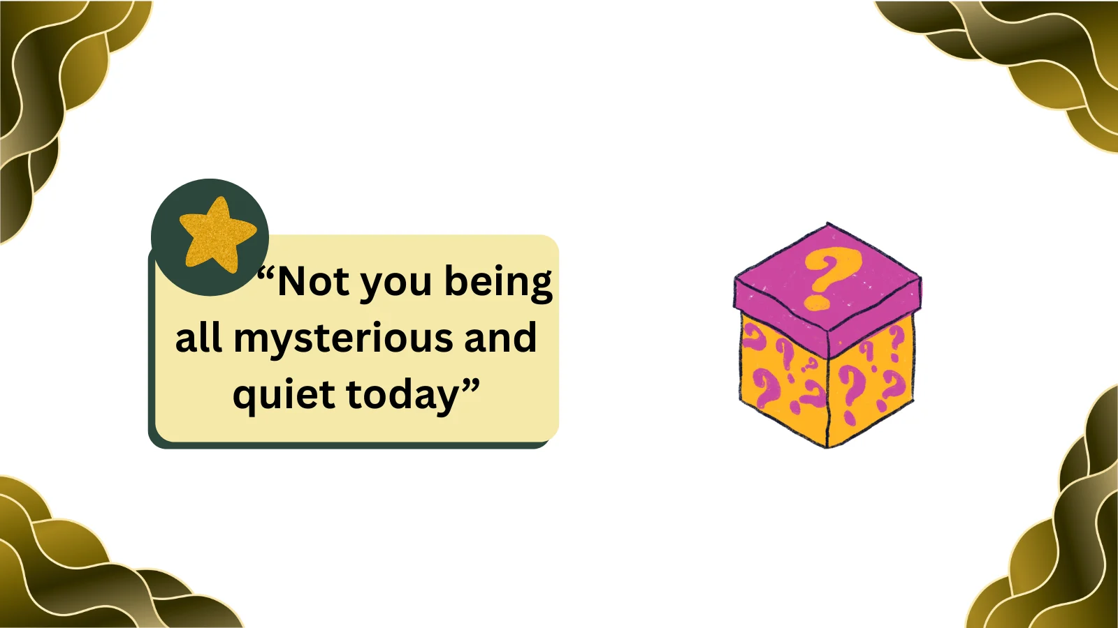 what does mysterious mean in text