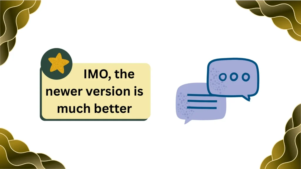 Examples of IMO in Chat Messages 📱